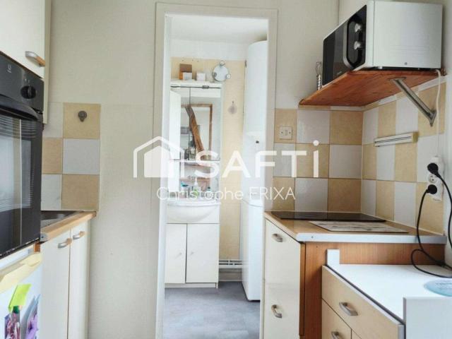 Vente appartement 2 pièces Rouen Vieux Sapins Mont Gargan 76