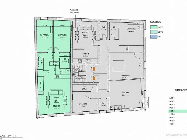 Vente Appartement 3 pièces