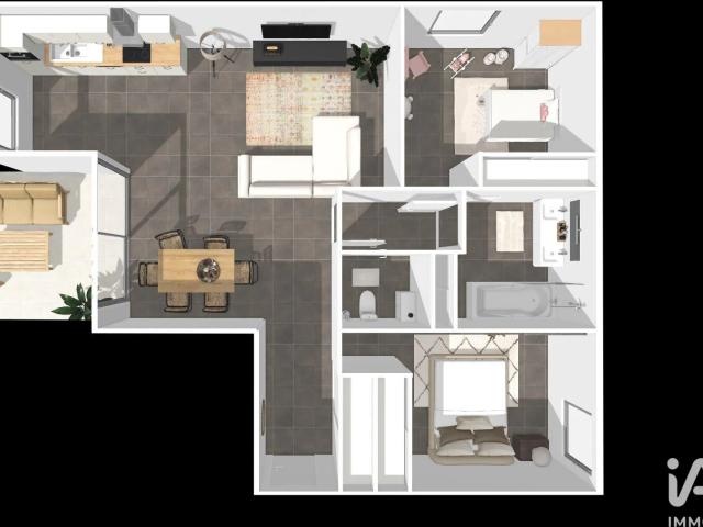 Vente Appartement 3 pièces