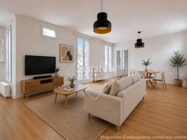 Vente Appartement 3 pièces 47 m2 Paris 17ème