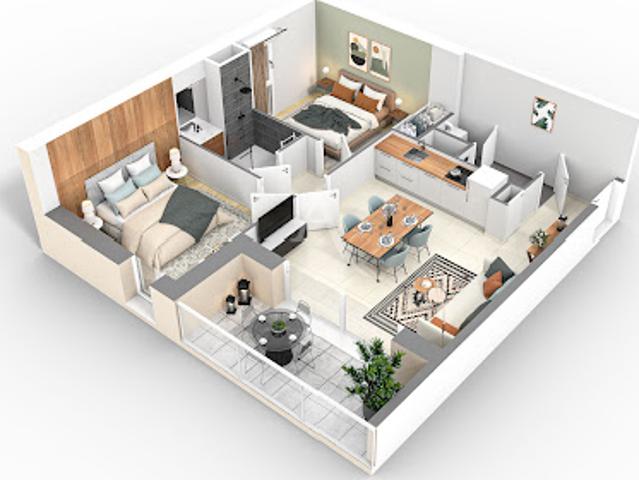 Vente Appartement 3 pièces 53.7 m2 Saint Hilaire de Riez