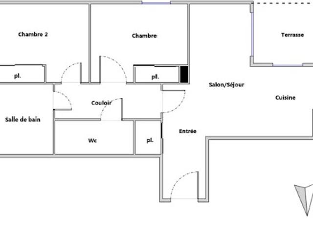 Vente Appartement 3 pièces 52.2 m2 Bordeaux