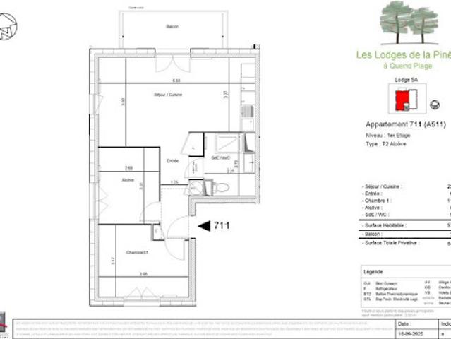 Vente Appartement 3 pièces 57.11 m2 Quend