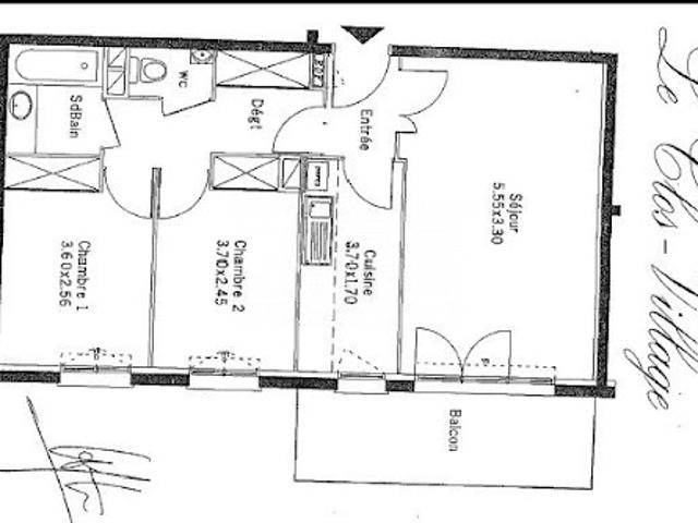 Vente Appartement 3 pièces 55 m2 Torcy