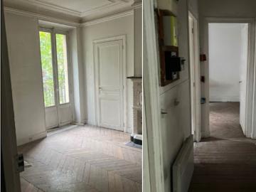 Vente Appartement 3 pièces 55 m2 Paris 19ème