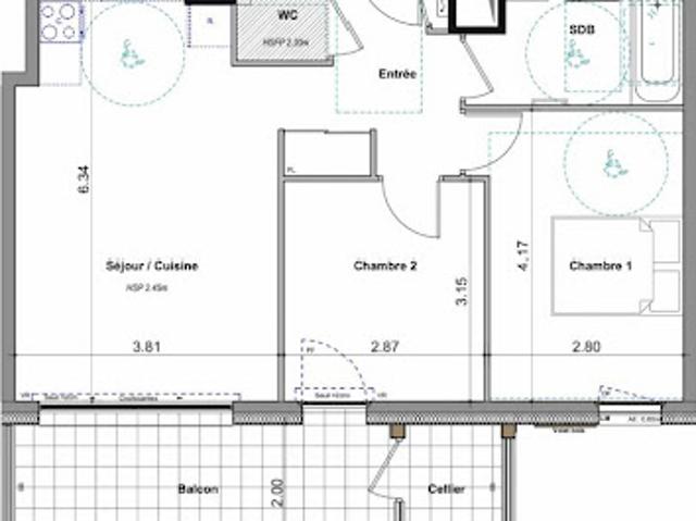 Vente Appartement 3 pièces 56.8 m2 Féternes