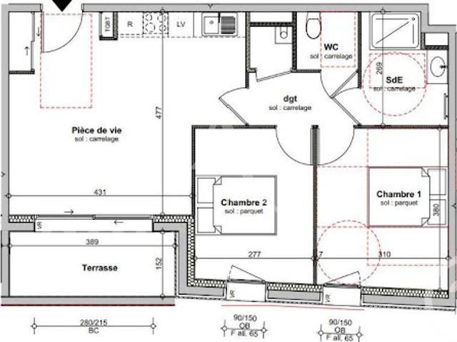 Vente Appartement 3 pièces 56.3 m2 Saint Hilaire de Riez