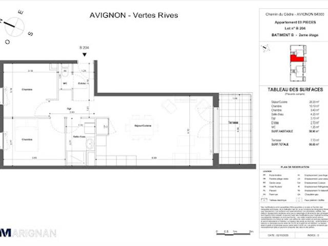 Vente Appartement 3 pièces 58.9 m2 Montfavet