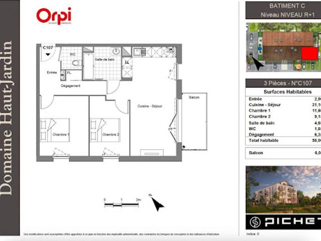Vente Appartement 3 pièces 58 m2 Villerupt