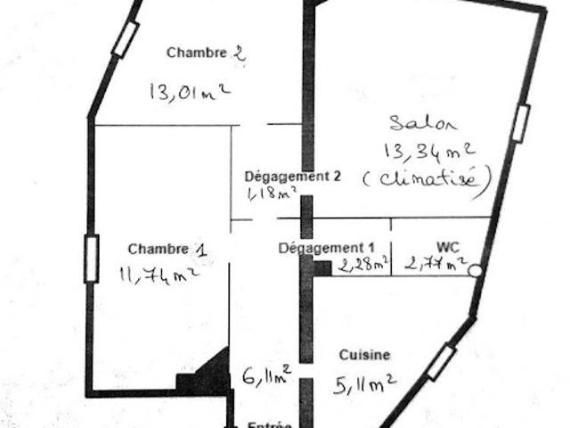 Vente Appartement 3 pièces 58 m2 Paris 12ème