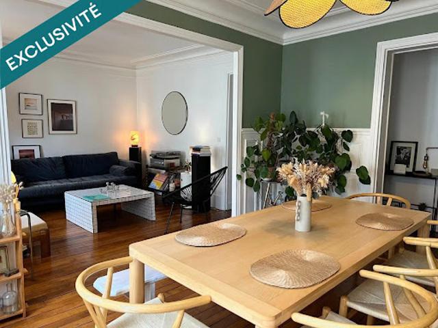 Vente Appartement 3 pièces 58 m2 Paris 20ème