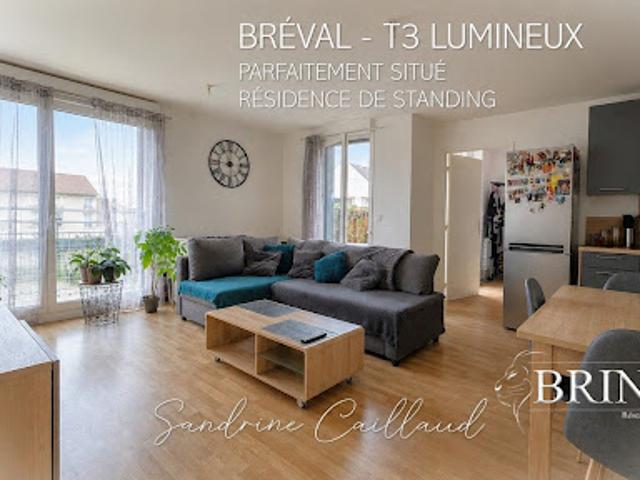 Vente Appartement 3 pièces 59.49 m2 Bréval