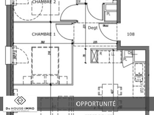 Vente Appartement 3 pièces 59.13 m2 Caen