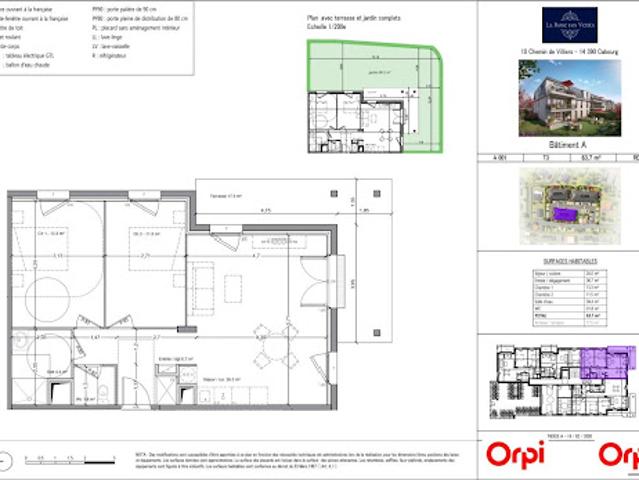 Vente Appartement 3 pièces 63.7 m2 Cabourg