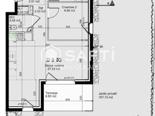 Vente Appartement 3 pièces 63 m2 Guénange
