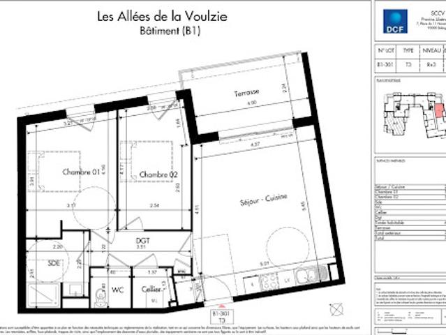 Vente Appartement 3 pièces 63 m2 Provins