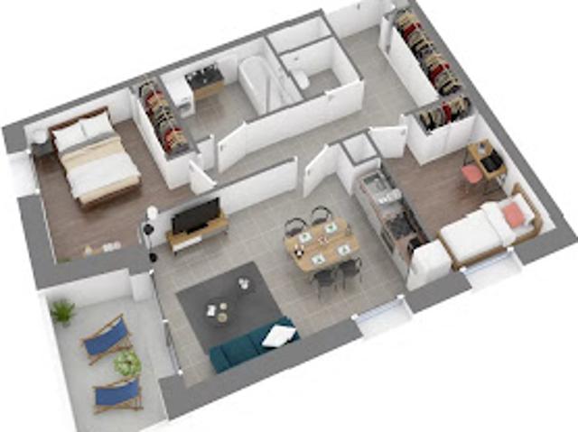 Vente Appartement 3 pièces 60.41 m2 Thonon les Bains