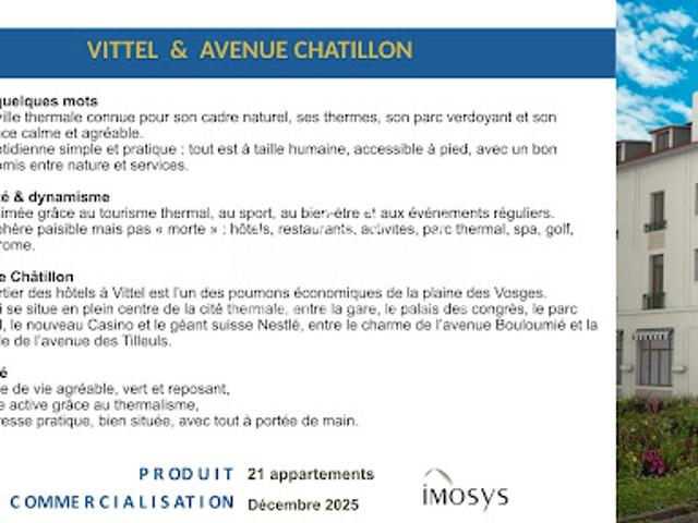 Vente Appartement 3 pièces 60 m2 Vittel