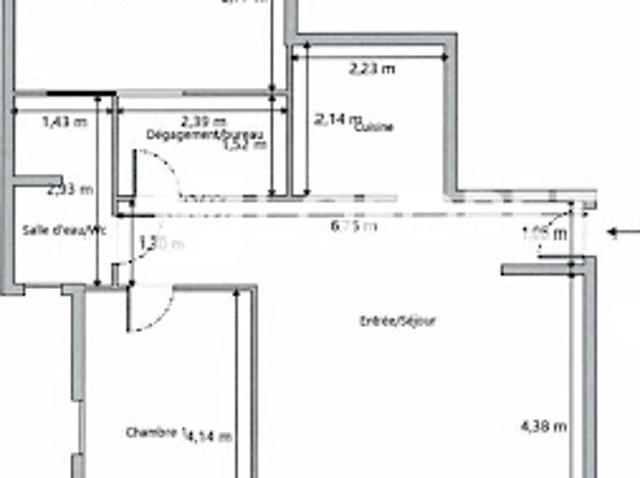 Vente Appartement 3 pièces 61.7 m2 Paris 15ème