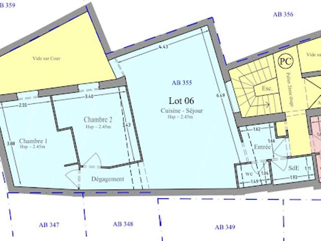 Vente Appartement 3 pièces 61.89 m2 Trets