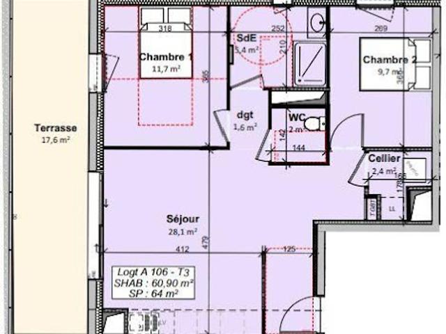 Vente Appartement 3 pièces 61 m2 Givrand