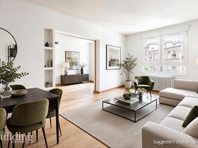 Vente Appartement 3 pièces 62.31 m2 Paris 20ème