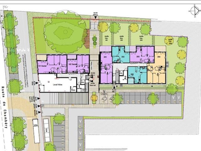 Vente Appartement 3 pièces 62 m2 Bourgoin Jallieu