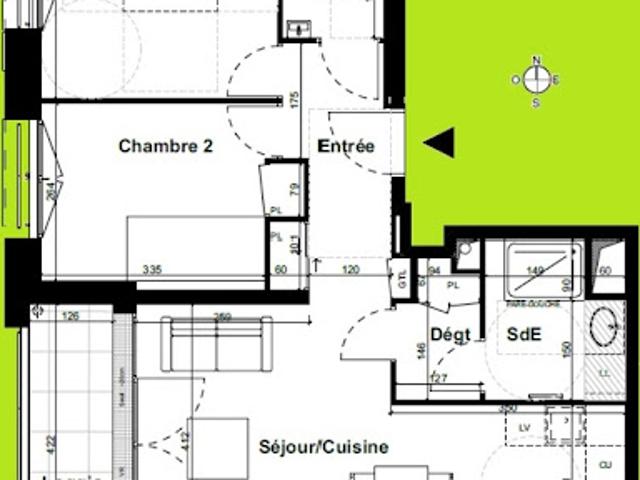 Vente Appartement 3 pièces 62 m2 Paris 20ème