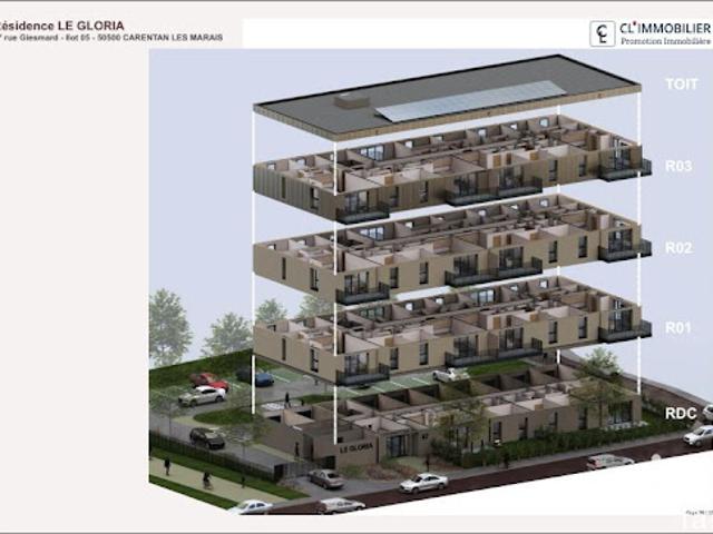 Vente Appartement 3 pièces 67 m2 Carentan les Marais