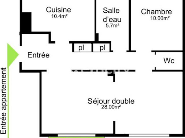Vente Appartement 3 pièces 65.96 m2 Bourg la Reine