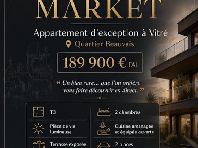 Vente Appartement 3 pièces 65 m2 Vitre