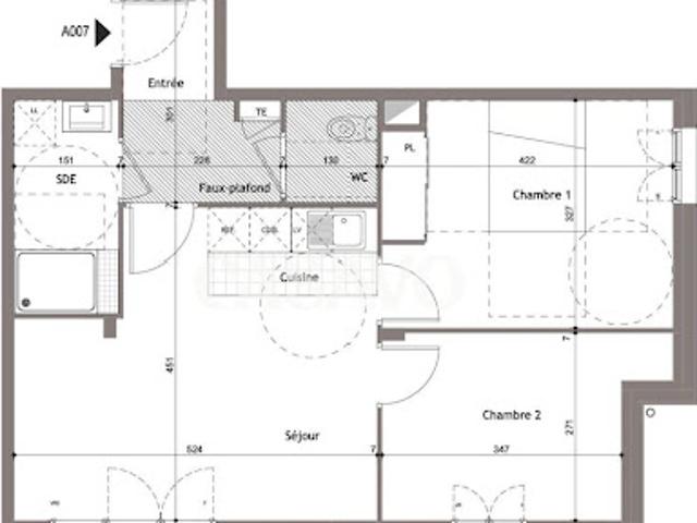 Vente Appartement 3 pièces 65 m2 La Queue en Brie