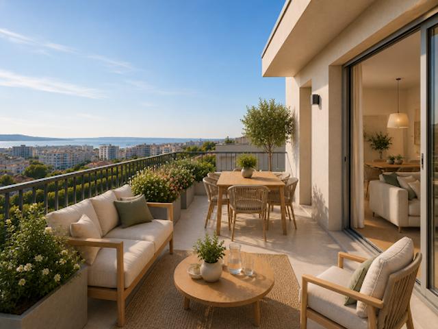 Vente Appartement 3 pièces 65 m2 Marseille 15ème