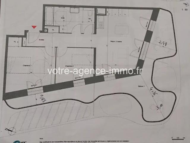Vente Appartement 3 pièces 65 m2 Nice