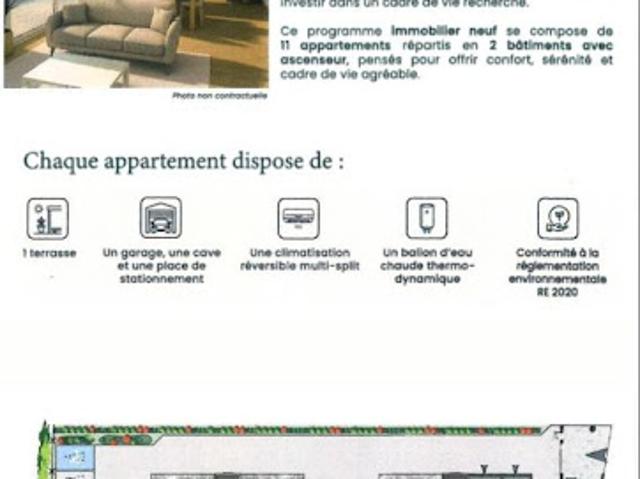 Vente Appartement 3 pièces 65 m2 Sainte marie la mer