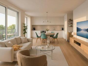 Seclin, Pas-de-Calais - Cave, Balcon, Parking