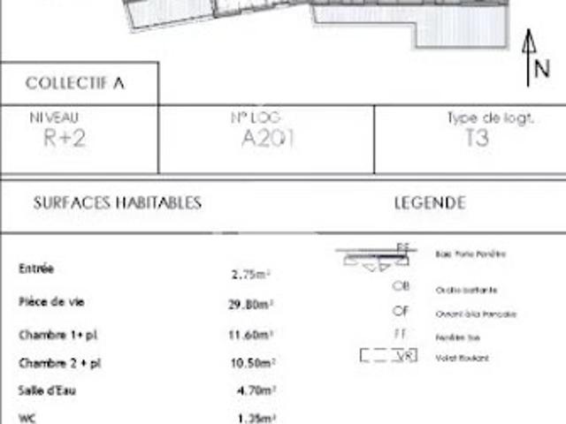 Vente Appartement 3 pièces 66.7 m2 Saint marc sur mer