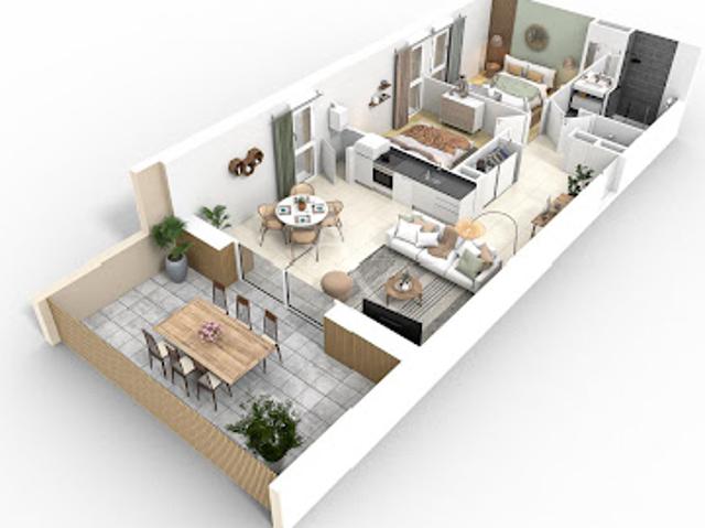 Vente Appartement 3 pièces 66.3 m2 Saint Hilaire de Riez