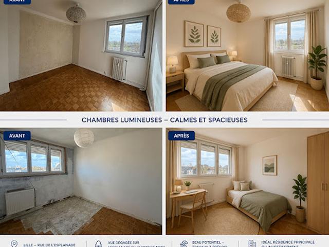 Vente Appartement 3 pièces 66 m2 Lille