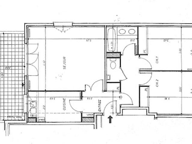 Vente Appartement 3 pièces 68.55 m2 Courbevoie