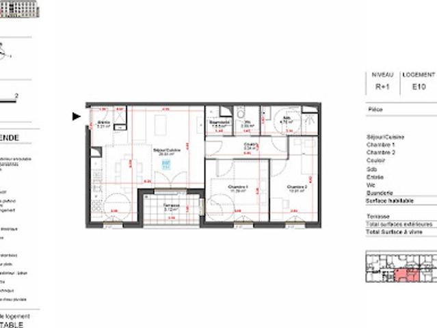 Vente Appartement 3 pièces 68.6 m2 Angouleme