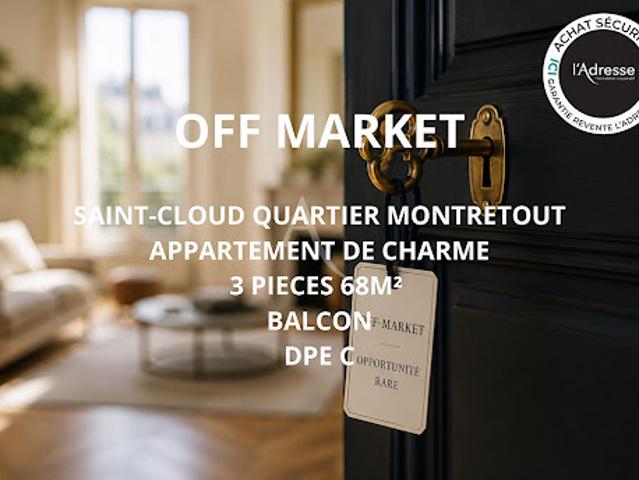Vente Appartement 3 pièces 68 m2 Saint Cloud