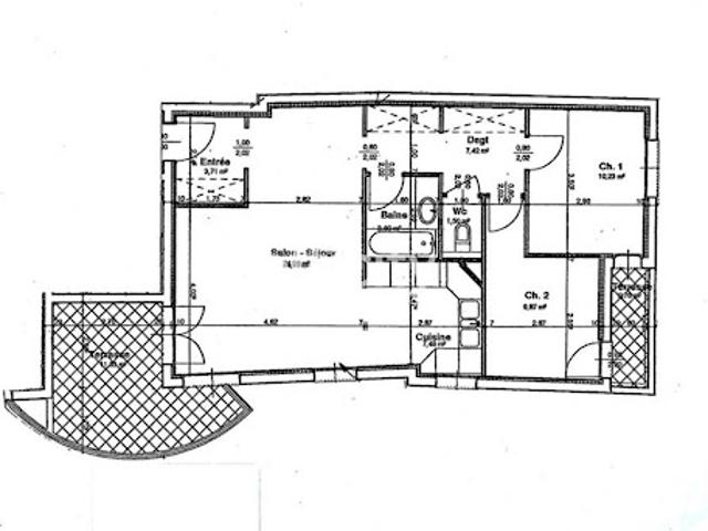 Vente Appartement 3 pièces 68 m2 Strasbourg