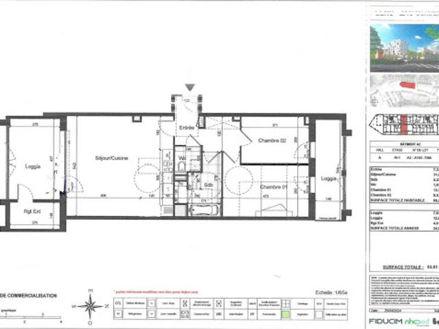 Vente Appartement 3 pièces 69 m2 Lens