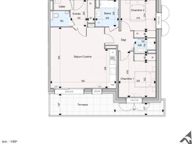 Vente Appartement 3 pièces 73 m2 Abondance