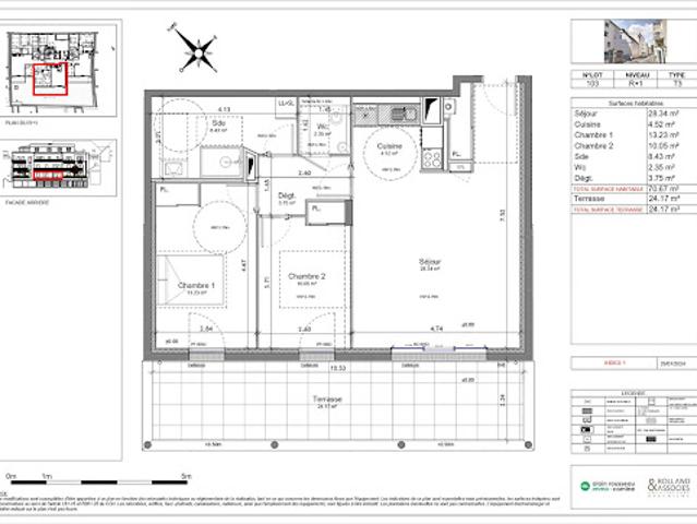 Vente Appartement 3 pièces 70.67 m2 Angers