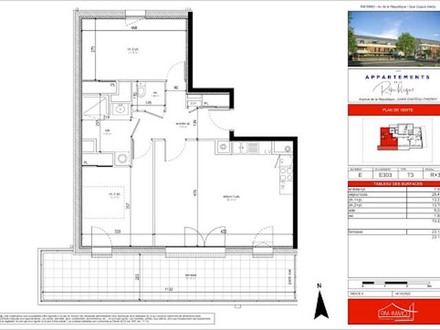 Vente Appartement 3 pièces 70 m2 Chateau thierry