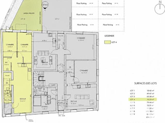 Vente Appartement 3 pièces 70 m2 Novéant sur Moselle