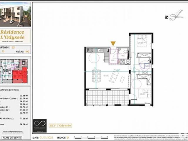Vente Appartement 3 pièces 71 m2 Leucate