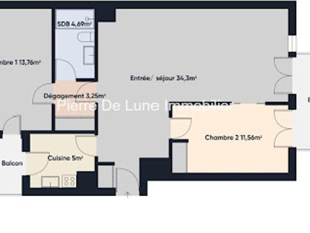 Vente Appartement 3 pièces 72.56 m2 Courbevoie